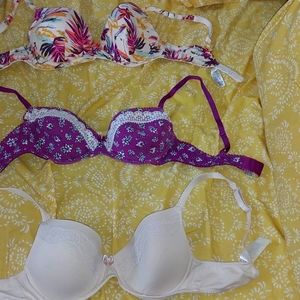 Marks and Spencers Bra, 32C, printed and plain